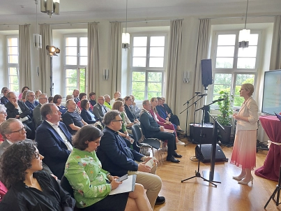 Bundesratspräsidentin Manuela Schwesig anlässlich des internationalen Museumstages am 19.05.2024 zu Gast in Stavenhagen © Amt Stavenhagen