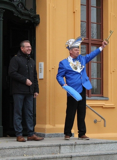 Herr Guzu und Herr Megow © Amt Stavenhagen